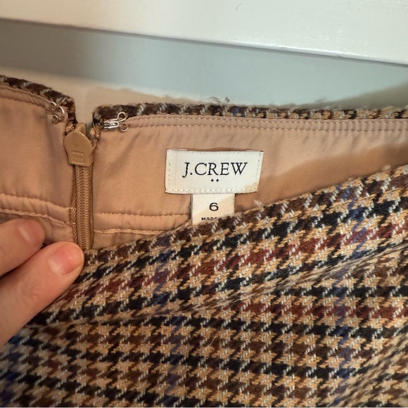 J. Crew Houndstooth Skirt - Picture 2 of 3